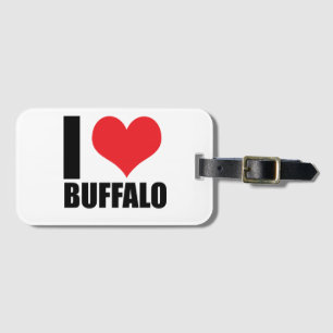 I love Buffalo Luggage Tag