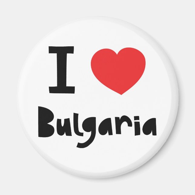 I love Bulgaria Magnet (Front)