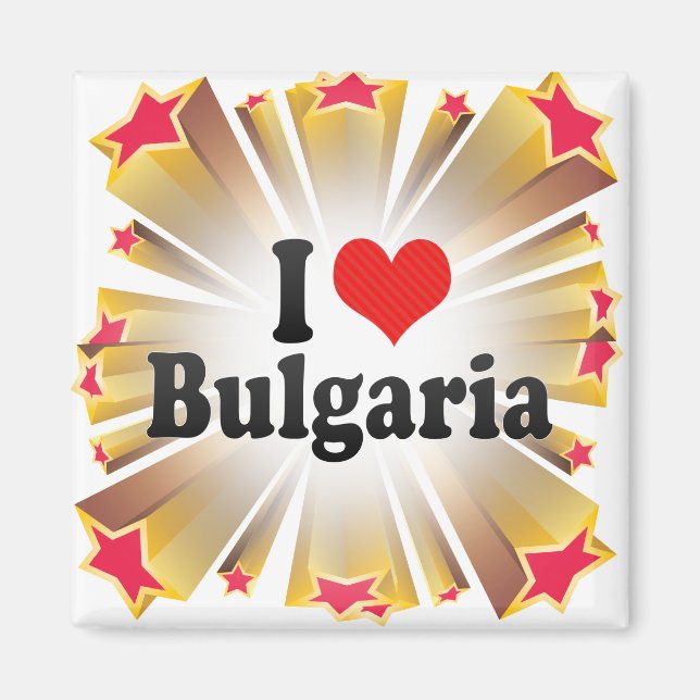I Love Bulgaria Magnet (Front)