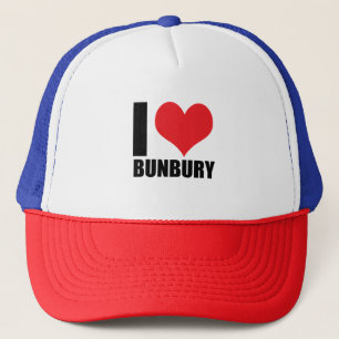 I love Bunbury Trucker Hat
