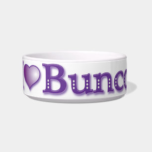 I Love Bunco Candy Dish