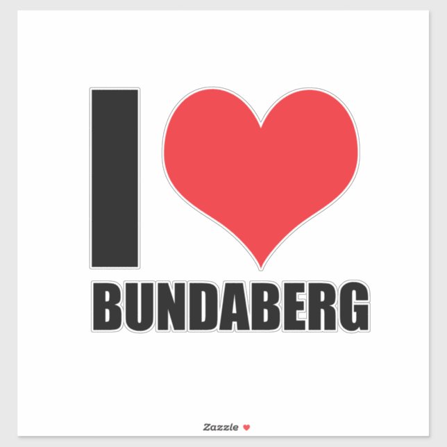 I love Bundaberg (Sheet)
