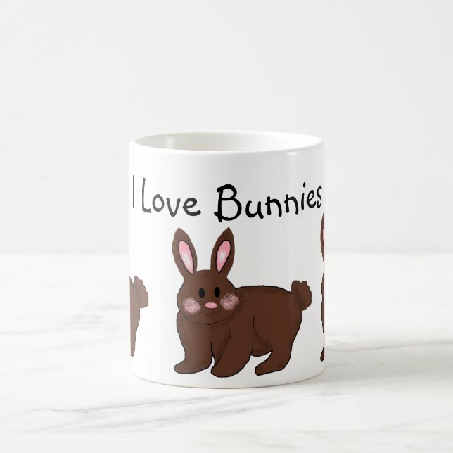 I Love Bunnies Coffee Mug (Center)