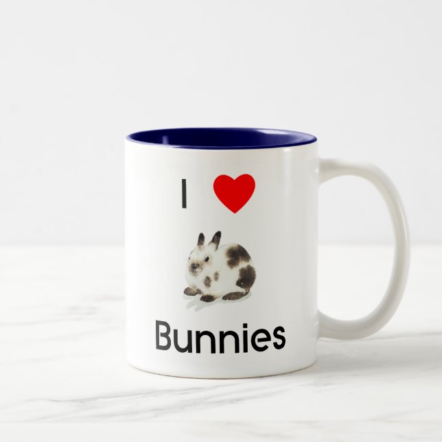 I love bunnies Mug (Right)