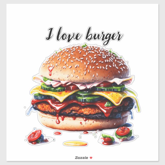 I love burger (Sheet)