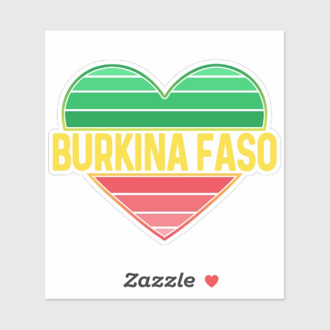 I Love Burkina Faso, Heart Burkinabè  (Sheet)