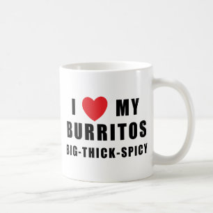 I Love Burritos Coffee Mug
