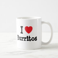 I love Burritos heart T-Shirt