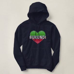 I Love Burundi, Burundian Heart Hoodie