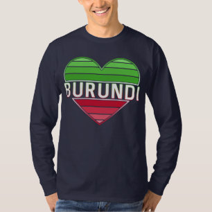 I Love Burundi, Burundian Heart T-Shirt