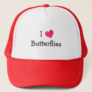 I Love Butterflies Trucker Hat