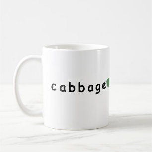 I love cabbage coffee mug