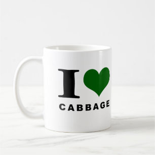 I love cabbage coffee mug