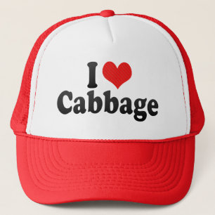 I Love Cabbage Trucker Hat