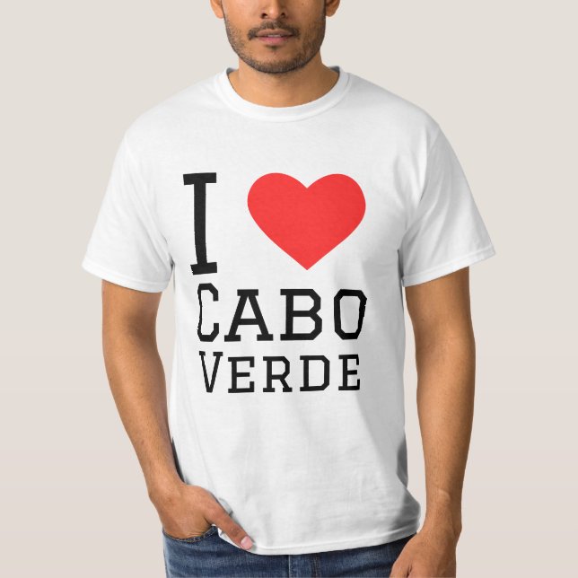 I love Cabo verde T-Shirt (Front)