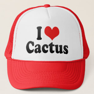 I Love Cactus Trucker Hat