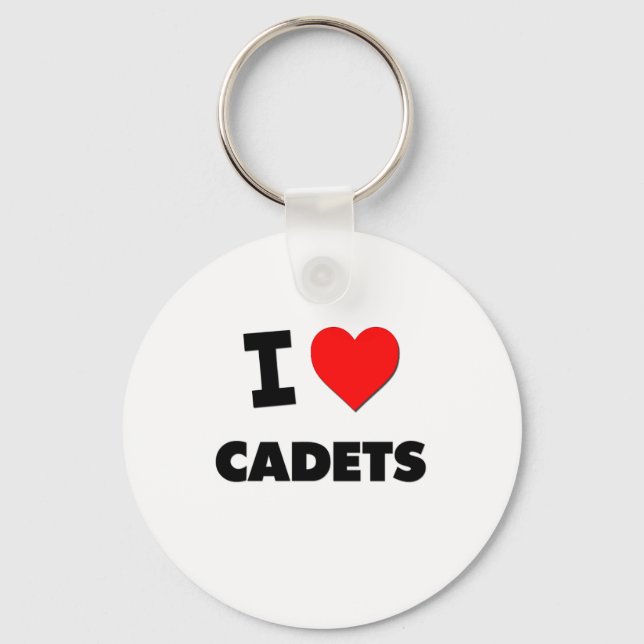 I love Cadets Key Ring (Front)