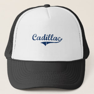 I Love Cadillac Michigan Trucker Hat