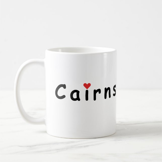 I love Cairns Coffee Mug (Left)