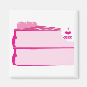 I Love Cake Magnet
