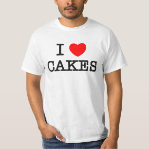 I Love CAKES ( food ) T-Shirt