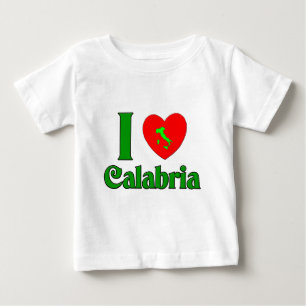 I Love Calabria Italy Baby T-Shirt