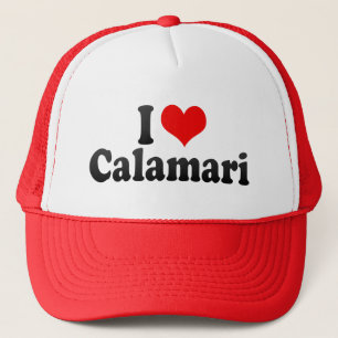 I Love Calamari Trucker Hat