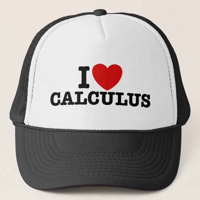 I Love Calculus Trucker Hat (Front)