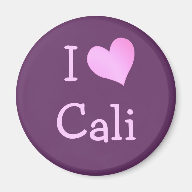 I Love Cali Magnet (Front)