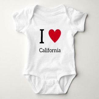 I Love California Baby Bodysuit Baby Gift