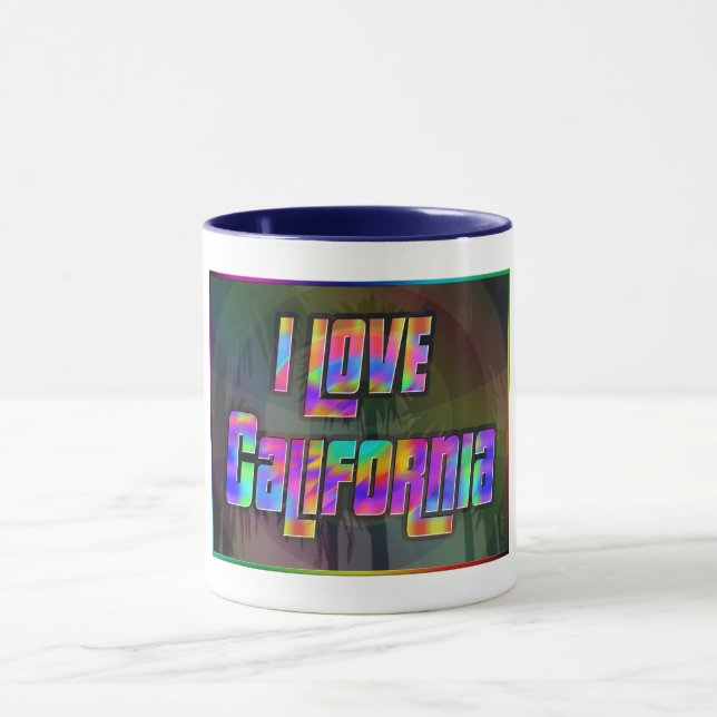 I LOVE California Bright Future Mug (Center)