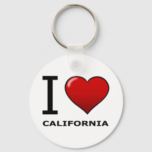 I LOVE CALIFORNIA KEY RING