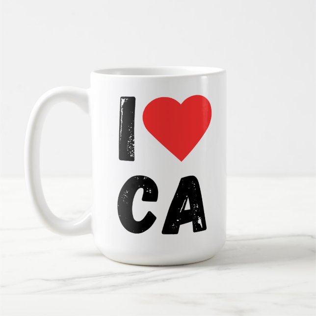 I Love California Mug (Left)