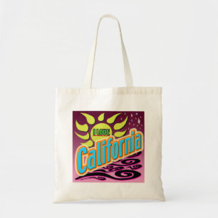 "I LOVE California" Night Sunshine" Bag! Tote Bag