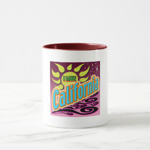 "I LOVE California" Night Sunshine" Mug! Mug