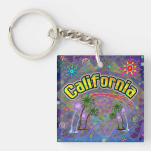 I LOVE California Noble Voyage Keychain