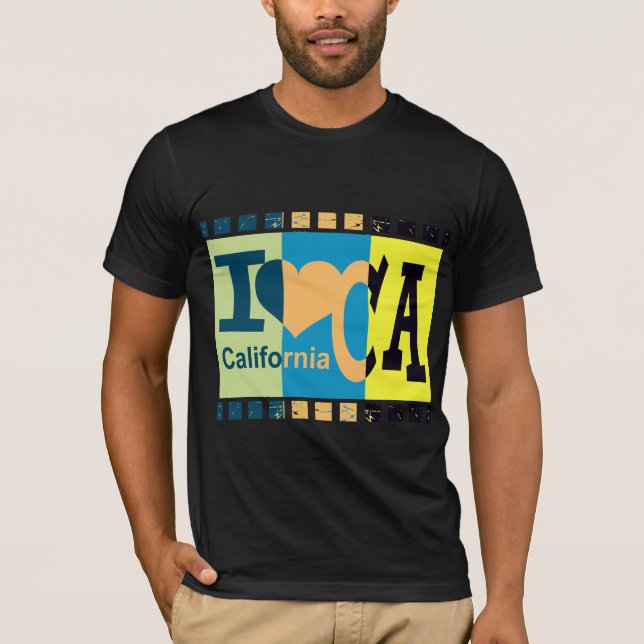 I love California - Pop art 2 T-Shirt (Front)
