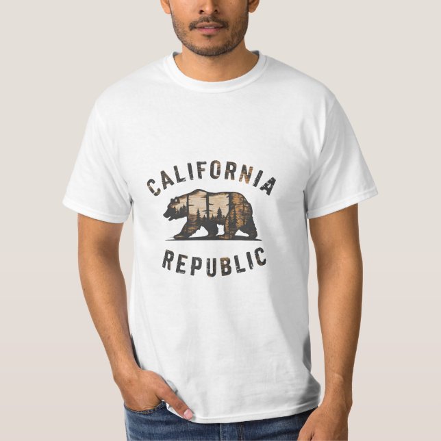 I Love California Republic T-Shirt (Front)