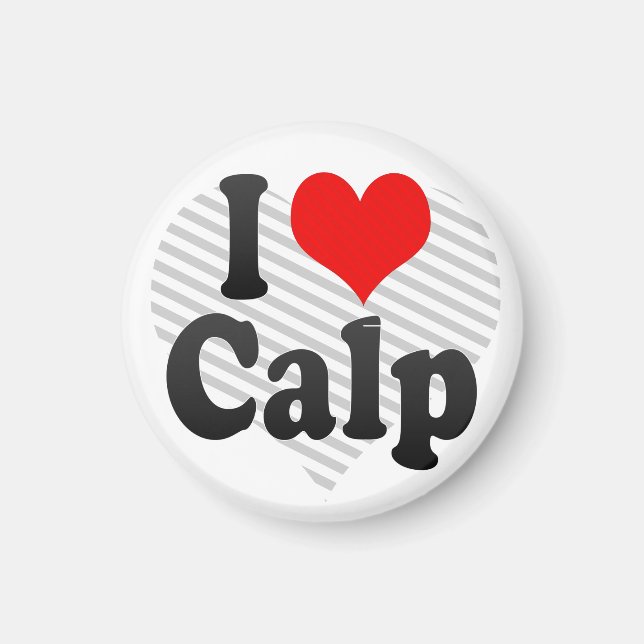 I Love Calp, Spain Magnet (Front)