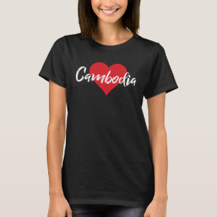 I Love Cambodia Khmer for T-Shirt