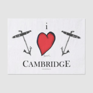 I LOVE CAMBRIDGE TISSUE PAPER