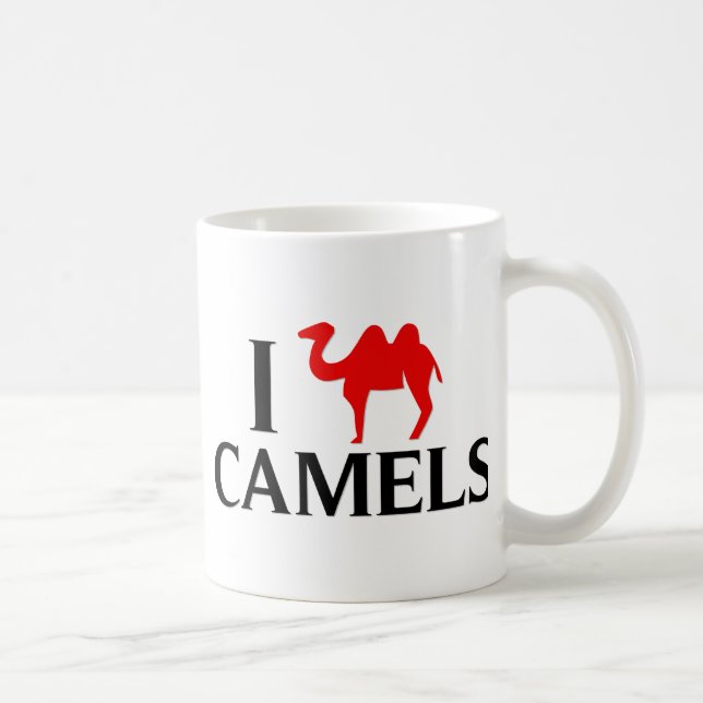 I Love Camels Coffee Mug (Right)