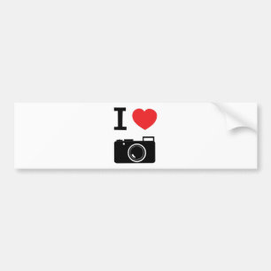 I love Cameras Bumper Sticker