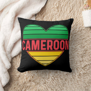 I Love Cameroon, Cameroonian Heart Cushion