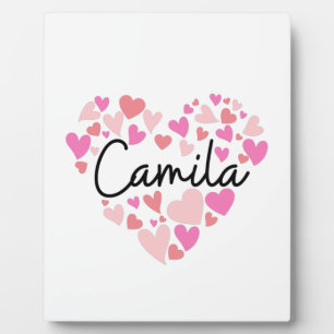 I love Camila Plaque