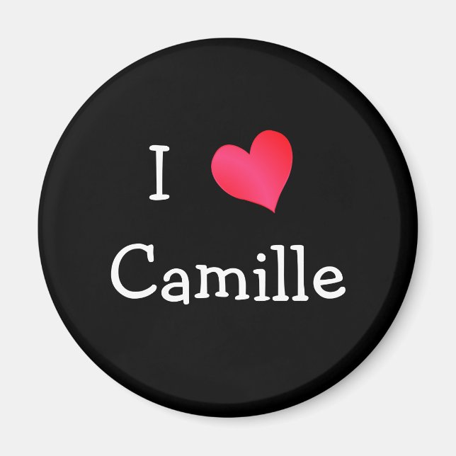 I Love Camille Magnet (Front)
