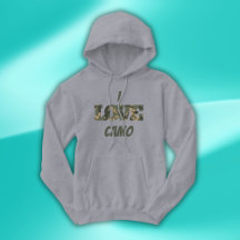 I Love Camouflage Green Brown |