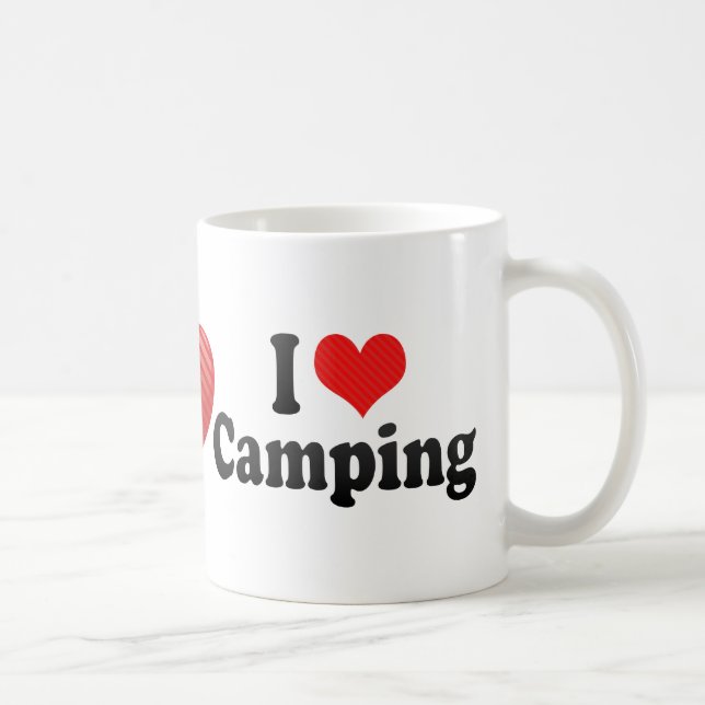 I Love Camping Coffee Mug (Right)