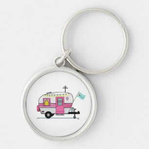 I Love Camping Keychain