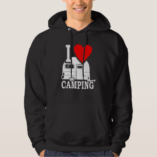 I Love Camping Sayings Camping Accessories Caravan Hoodie